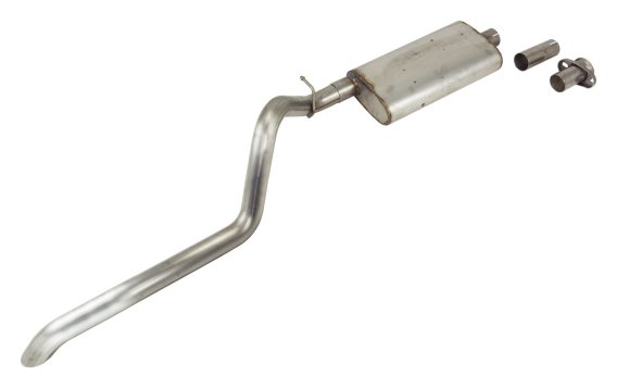 Cat Back Exhaust System 91-01 Cherokee XJ Single Rear Exit 2.5 in Intermediate And Tail Pipe Stre...