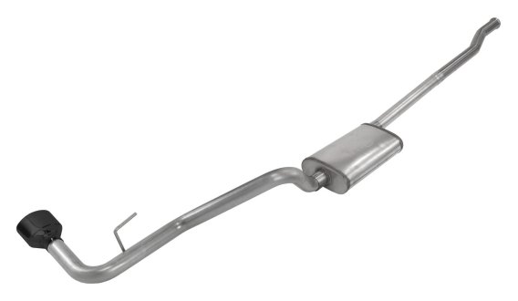 2020-2024 Jeep JT Gladiator CatBack Exhaust System 409 Stainless With Street Pro Muffler Black Po...
