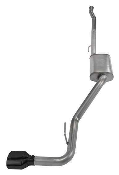 2020-2024 Jeep JT Gladiator CatBack Exhaust System 409 Stainless With Street Pro Muffler Black Po...
