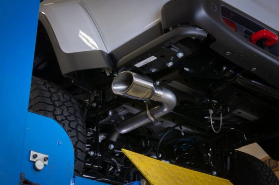 2020-2024 Jeep Gladiator JT Rubicon Cat Back Exhaust System 409 Stainless With Street Pro Muffler...