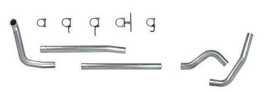 **Discontinued**Turbo Back Exhaust System Single Side Exit 99-03 Ford 4 in Intermediate And Tail ...