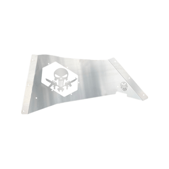 Jeep JK Rear Fender Strapped Punisher 07-18 Wrangler JK 2/4 Door Aluminum Skull Krushers