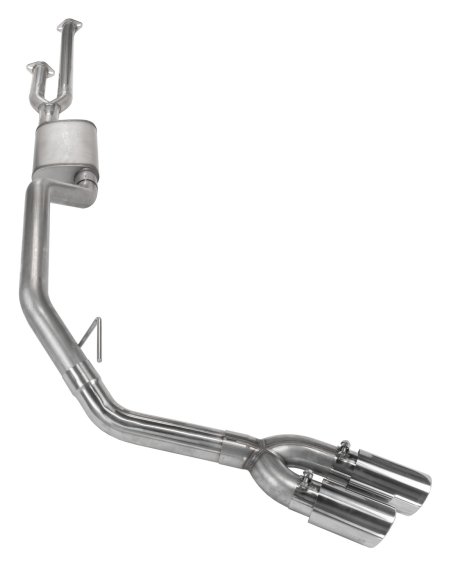 Cat-Back Exhaust System 14-21 Split Side Dual Exit 2.5 in Intermediate And 3 in Tail Pipe Street ...