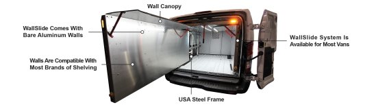 Left Foot Sliding Wall Only for WSS580