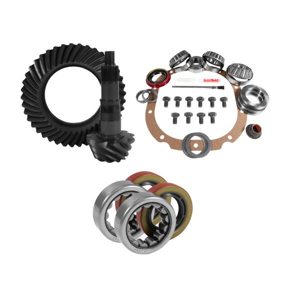 8.8 Inch Ford 3.27 Rear Ring & Pinion Install Kit 2.25 Inch OD Axle Bearings & Seals 8.8 Ford 3.2...