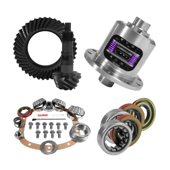 7.5/7.625 GM 3.73 Rear Ring & Pinion Install Kit 28 Spline Posi Axle Bearings 7.5 Inch / 7.625 In...