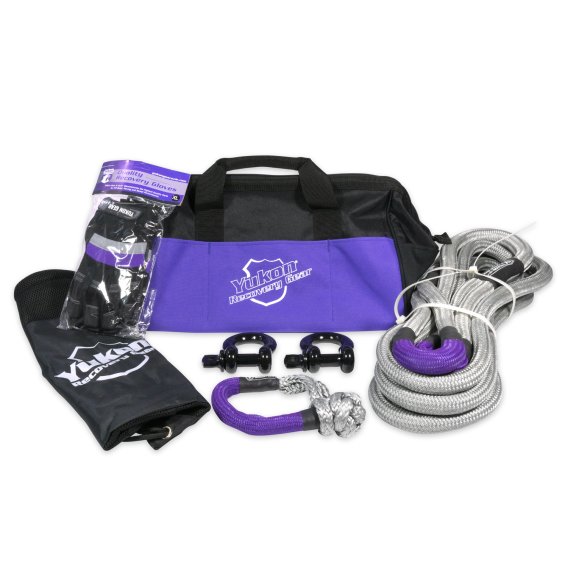 Recovery Gear Kit With 7/8 30-Foot Long Kinetic Rope Shackles & More Recovery Gear Kit W/ 7/8 Inc...