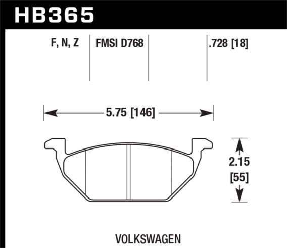 HAWK HP+ Brake Pad Sets