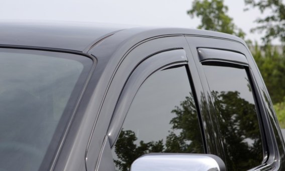 Auto Ventshade 194727 in-Channel Ventvisor Side Window Deflector, 4-Piece Set for 2017-2022 Ford ...