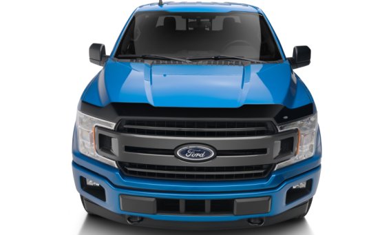 Auto Ventshade 322096 Aeroskin Flush Mount Dark Smoke Hood Protector for 2015-2020 Ford F-150