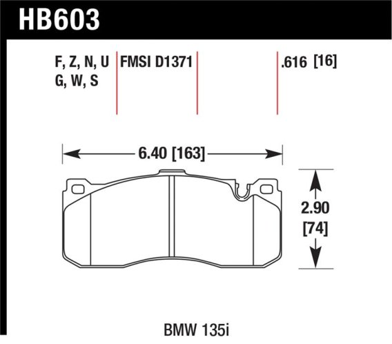 HAWK HP+ Brake Pad Sets