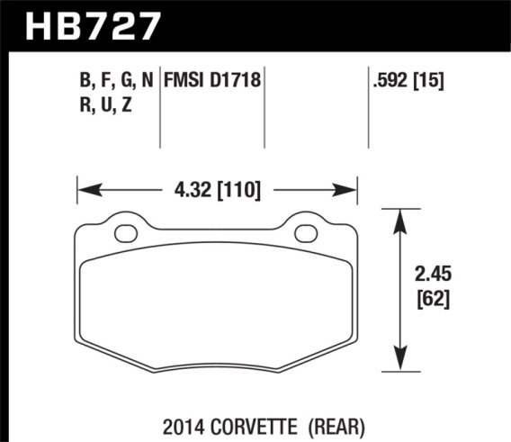 HAWK Ceramic Brake Pad Sets