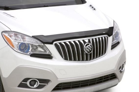 Auto Ventshade 320046 Aeroskin Flush Mount Dark Smoke Hood Protector for 2013-2016 Buick Encore