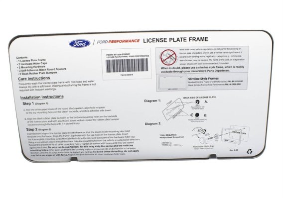 FR License Plate Frames