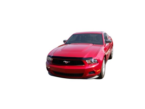 Auto Ventshade 322023 Aeroskin Flush Mount Dark Smoke Hood Protector for 2010-2012 Ford Mustang