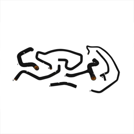 MM Silicone Hose - Radiator