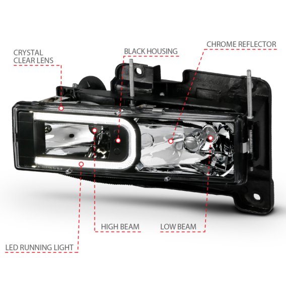 ANZ Crystal Headlights