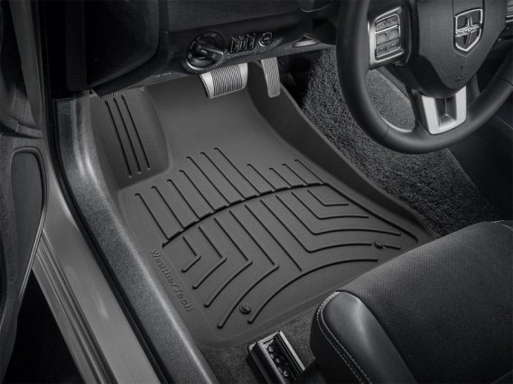 WT 3D FloorMat - Front - Blk