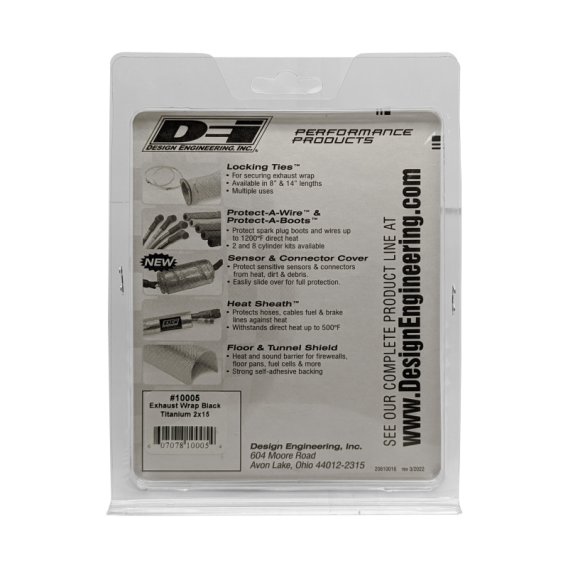 DEI Titanium Exhaust Wrap
