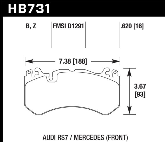 HAWK HPS 5.0 Brake Pad Sets