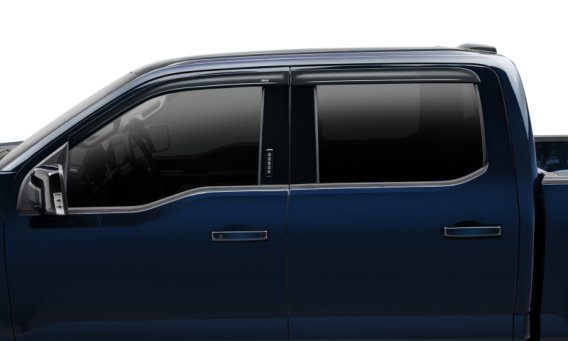 Auto Ventshade 894044 Low Profile Dark Smoke Ventvisor Side Window Deflector, 4-Piece Set for 15-...