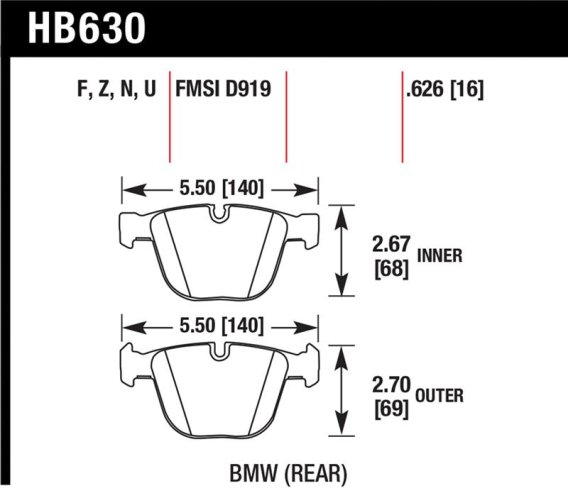 HAWK Ceramic Brake Pad Sets