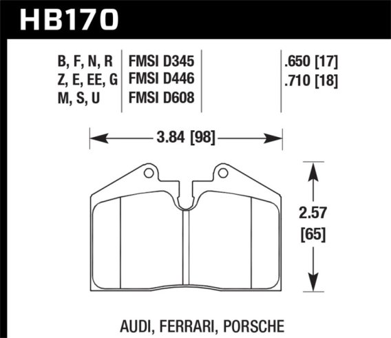 HAWK HPS 5.0 Brake Pad Sets