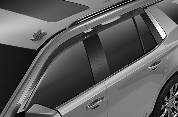 Auto Ventshade 894060 Low Profile Dark Smoke Ventvisor Side Window Deflector, 4-Piece Set for 15-...