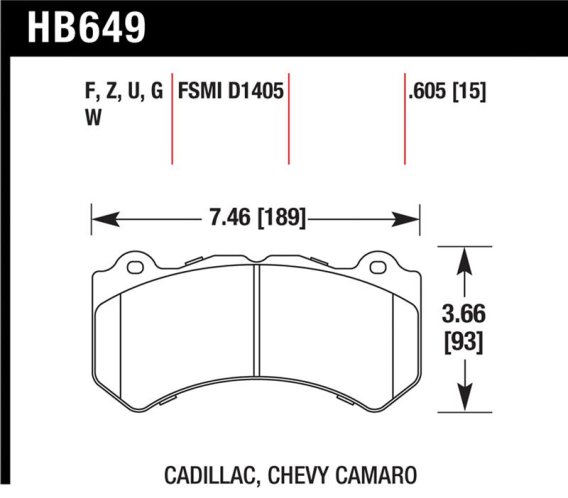 HAWK HPS Brake Pad Sets