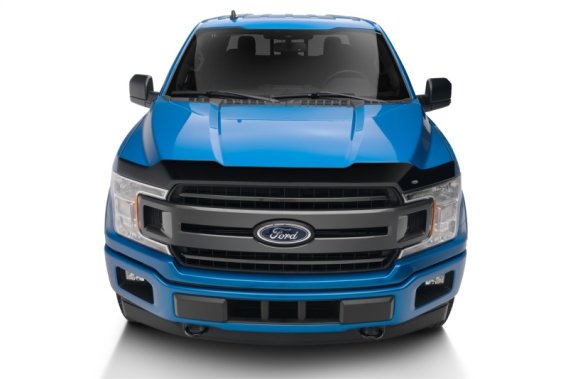 Auto Ventshade 322096 Aeroskin Flush Mount Dark Smoke Hood Protector for 2015-2020 Ford F-150
