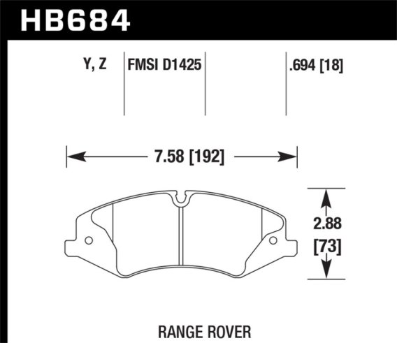 HAWK Ceramic Brake Pad Sets