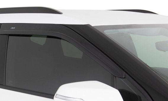 Auto Ventshade 892018 Low Profile Dark Smoke Ventvisor Side Window Deflector, 2-Piece Set for 96-...