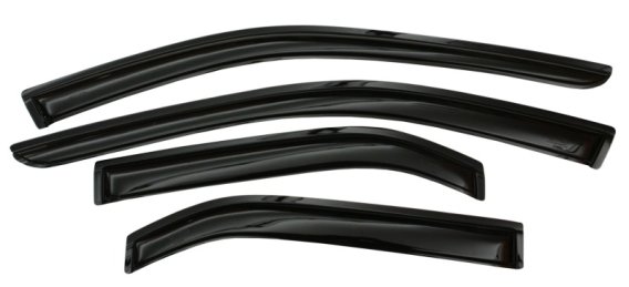 Auto Ventshade 94446 Original Ventvisor Side Window Deflector Dark Smoke, 4-Piece Set for 14-22 B...