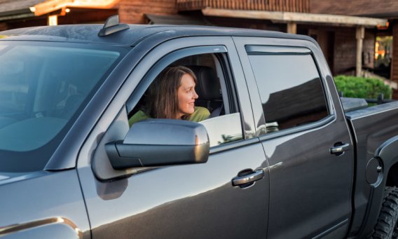 LND Ventvisor Deflectors - Smk