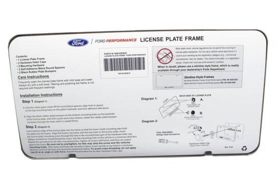 FR License Plate Frames
