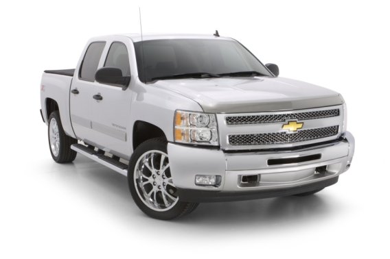 Auto Ventshade 622168 Aeroskin Flush Mount Chrome Hood Protector for 19-21 Chevrolet Silverado 15...