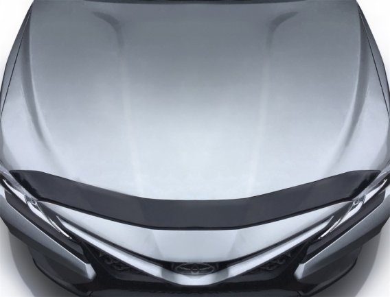 Auto Ventshade 320070 Aeroskin Flush Mount Dark Smoke Hood Protector for 2018-2022 Toyota Camry