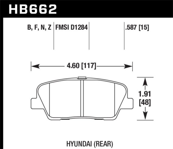 HAWK HPS Brake Pad Sets