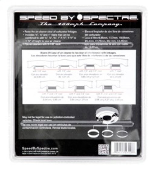 SPE Air Cleaner Accessories