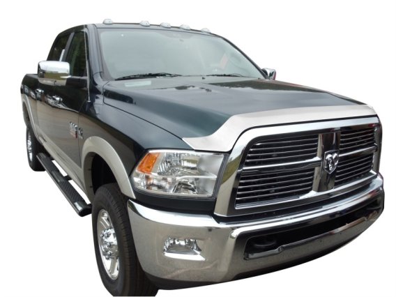 Auto Ventshade 622051 Aeroskin Flush Mount Chrome Hood Protector for 2010-2018 Dodge Ram 2500, 35...