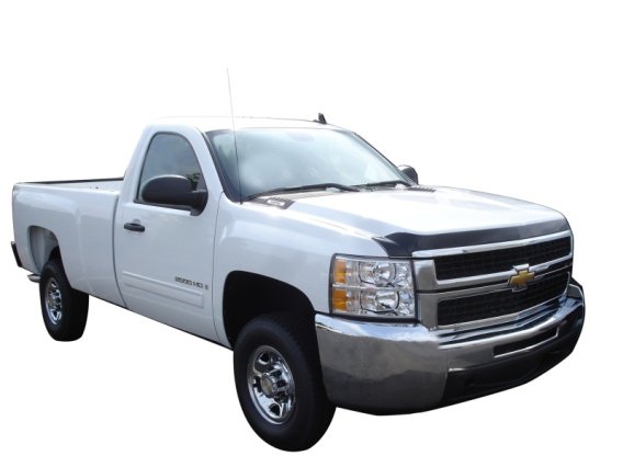 Auto Ventshade 322005 Aeroskin Flush Mount Dark Smoke Hood Protector for 2007-2010 Chevrolet Silv...