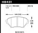 HAWK Blue 9012 Brake Pad Sets