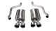 2.5 Inch Axle-Back Sport Dual Exhaust Polished 3.5 Inch Tips 09-13 Corvette 6.2L Stainless Steel ...