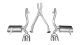 2.5 Inch Cat-Back Plus X-Pipe Xtreme Exhaust Dual Rear Exit 3.5 Inch Polished Tips 97-04 Chevy Co...