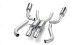 3.0 Inch Cat-Back Sport Dual Exhaust Polished 4.0 Inch Tips 96-02 Dodge Viper RT/GTS 8.0L (3.0 In...