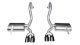 2.5 Inch Axle-Back Xtreme Dual Exhaust w/ Polished 3.5 Inch Tips 97-04 Corvette/Z06 5.7L Stainles...