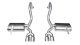 2.5 Inch Axle-Back Xtreme Dual Exhaust Polished 3.5 Inch Tips 97-04 Corvette/Z06 5.7L Stainless S...