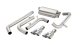 3.0 Inch Cat-Back Sport Dual Exhaust Polished 3.5 Inch Tips 98-02 Chevy Camaro SS/Z28/Pontiac Fir...