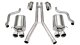2.5 Inch Cat-Back Sport Dual Exhaust 3.5 Inch Polished Tips 2004-08 Cadillac XLR 4.6L V8 Stainles...