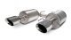 2.5 Inch Axle-Back Touring Dual Exhaust 4.0 Inch Polished Tips 05-07 Cadillac STS 4.6L Stainless ...
